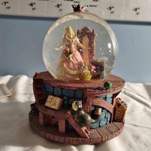 Vintage Disney Collector's Snow Globe and Music Box - Cinderella